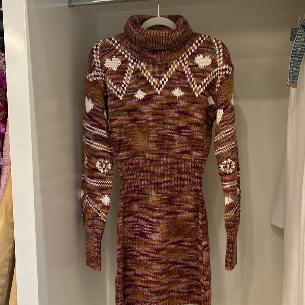 Love Shack Fancy Pacifica Sweater dress size small